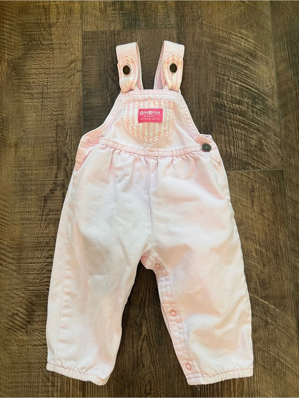 OshKosh B'gosh Light Pink Baby Overalls